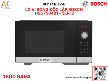 Lò vi sóng độc lập Bosch FEL053MS1M - Vi sóng để bàn